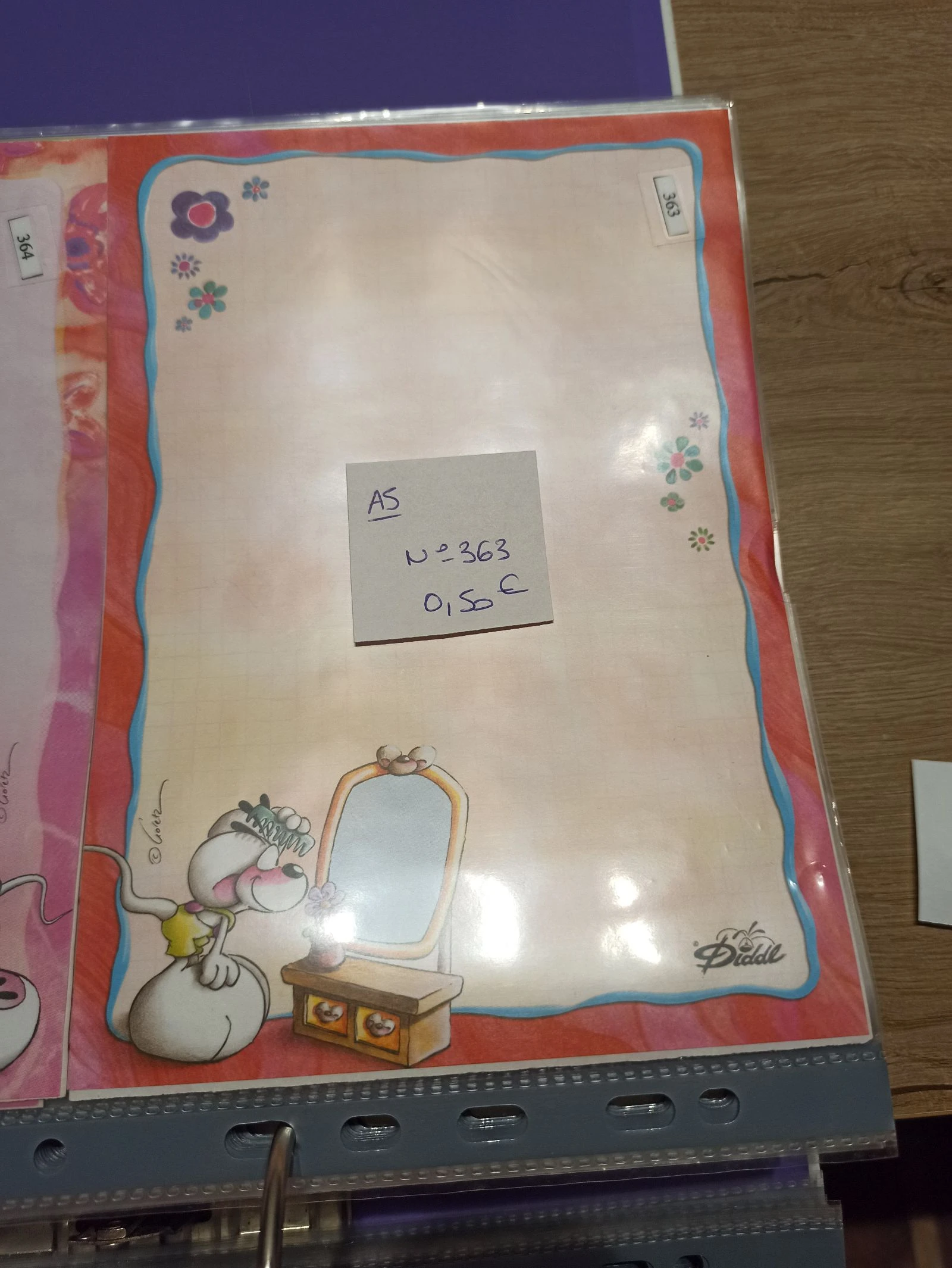 Feuille Diddl A5 363 0,50e 